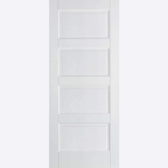 Pre-Assembled White Primed Contemporary Door Set