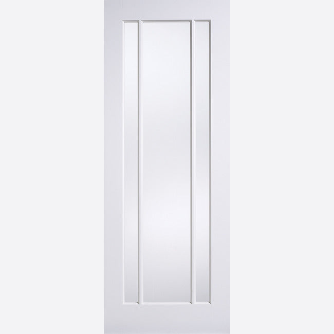 Pre-Assembled White Primed Lincoln Glazed 3L Door Set