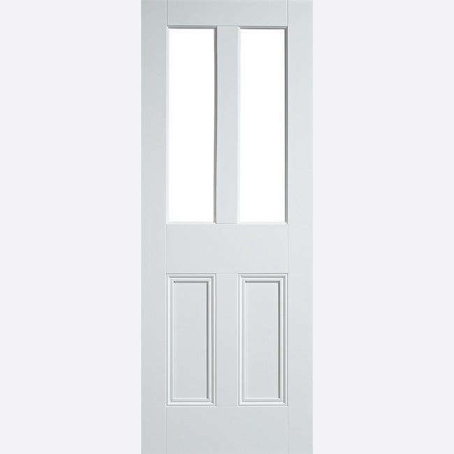 White Primed Malton Unglazed 2L Door Kit