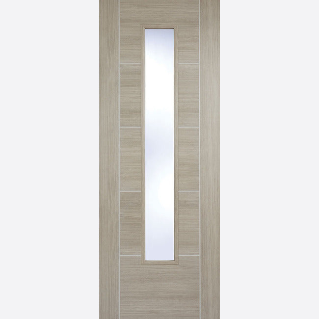 Light Grey Laminated Pre-finished Vancouver Glazed Door Kit