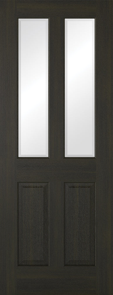 Pre-finished Smoked Oak Richmond Glazed 2L Door Kit