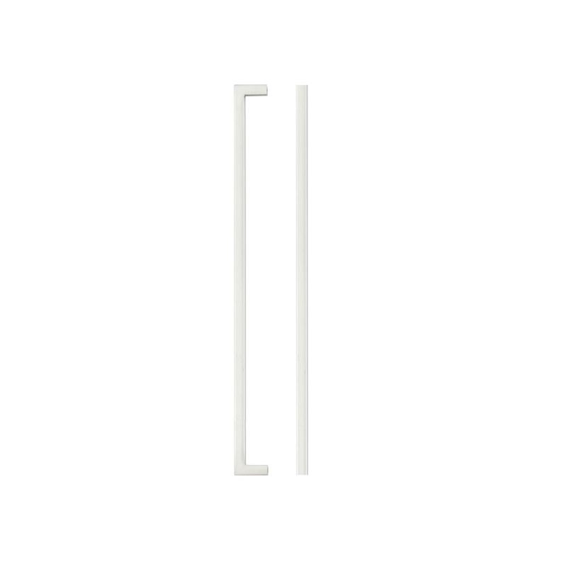 Zoo Square Block Cabinet handle 320mm CTC Brushed Nickel Finish-Brushed Nickel Finish