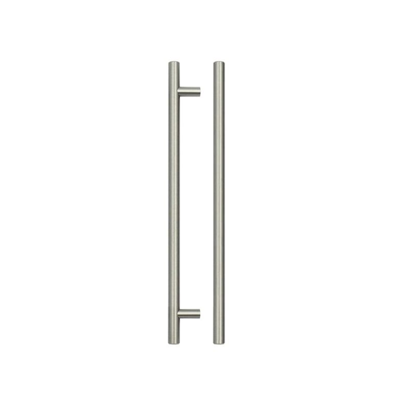 Zoo T Bar Cabinet handle 224mm CTC, 284mm Total length Brushed Nickel Finish-Brushed Nickel Finish