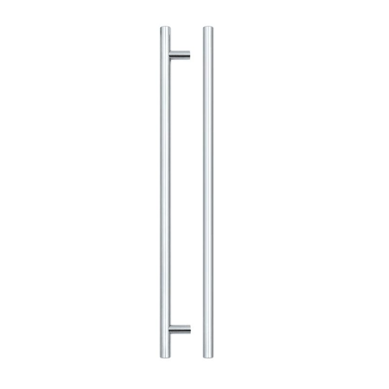 Zoo T Bar Cabinet handle 288mm CTC, 348mm Total length Polished Chrome Finish-Polished Chrome Finish