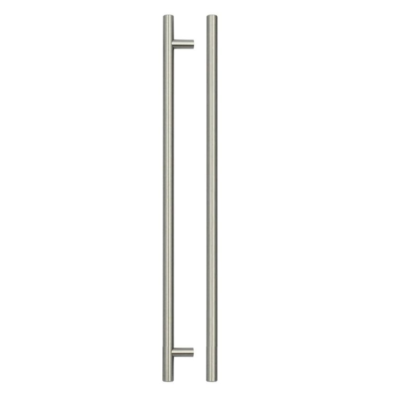 Zoo T Bar Cabinet handle 320mm CTC, 380mm Total length Brushed Nickel