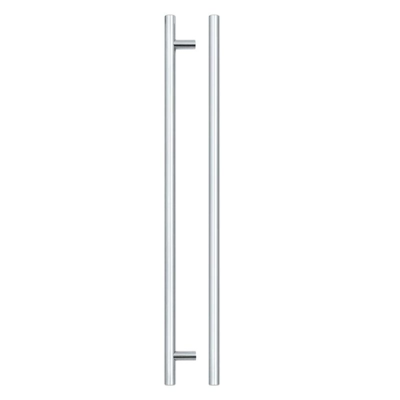 Zoo T Bar Cabinet handle 320mm CTC, 380mm Total length Polished Chrome Finish-Polished Chrome Finish