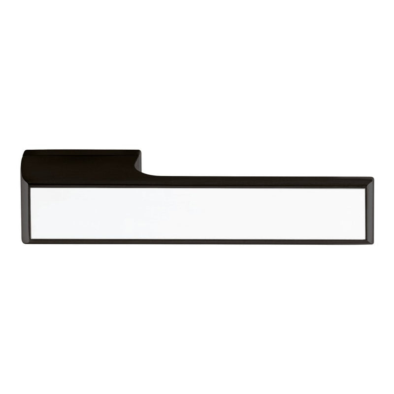 Atlantic Tobar Designer Lever (Matt Black with White inlay)