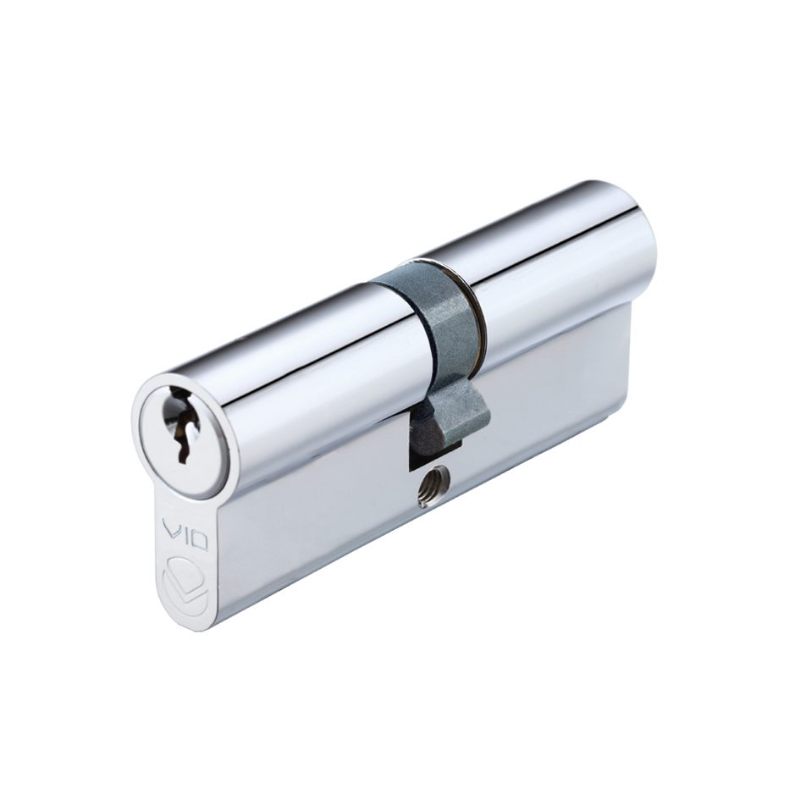 Zoo V10 Euro Double Cylinder 80mm KTD-Polished Chrome