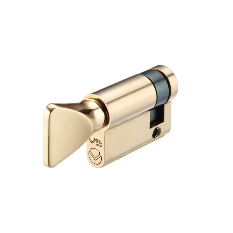 Zoo V5 40mm Euro Single Turn only-Polished Brass