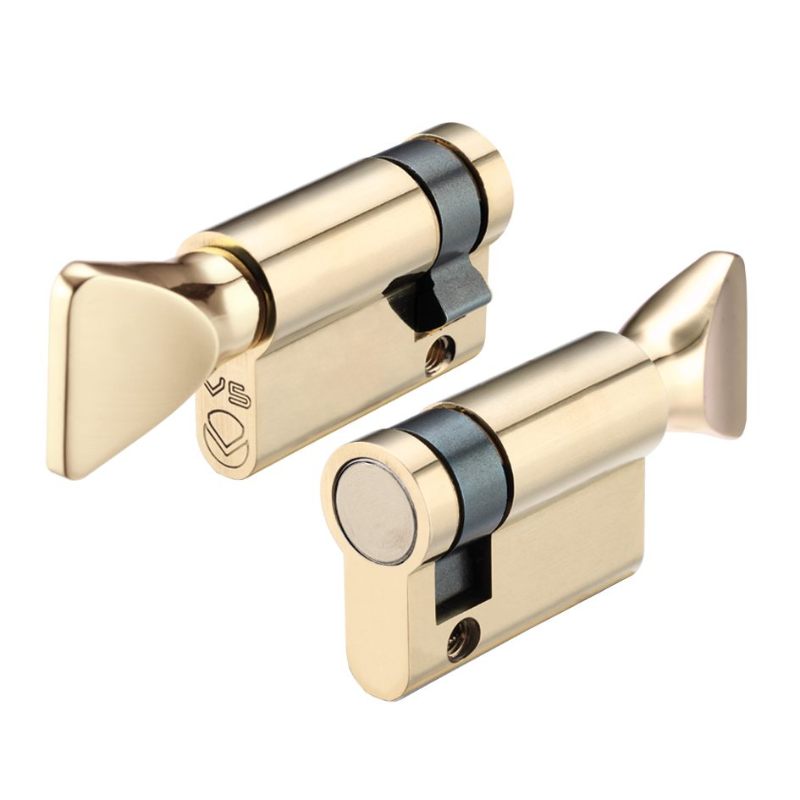 Zoo V5 45mm Euro Single Turn only-Polished Brass