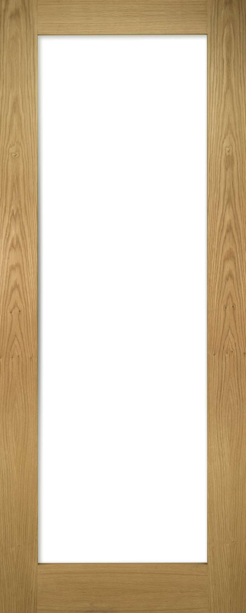 Pre-Assembled Unfinished Oak Walden Clear Glazed Door Set