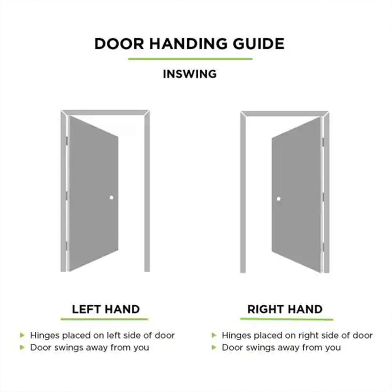 Pre-Assembled White Primed Dover Door Set