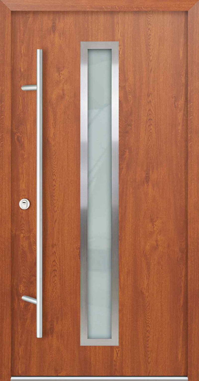 Turenwerke DS68 Design 01 Steel Door - Golden Oak