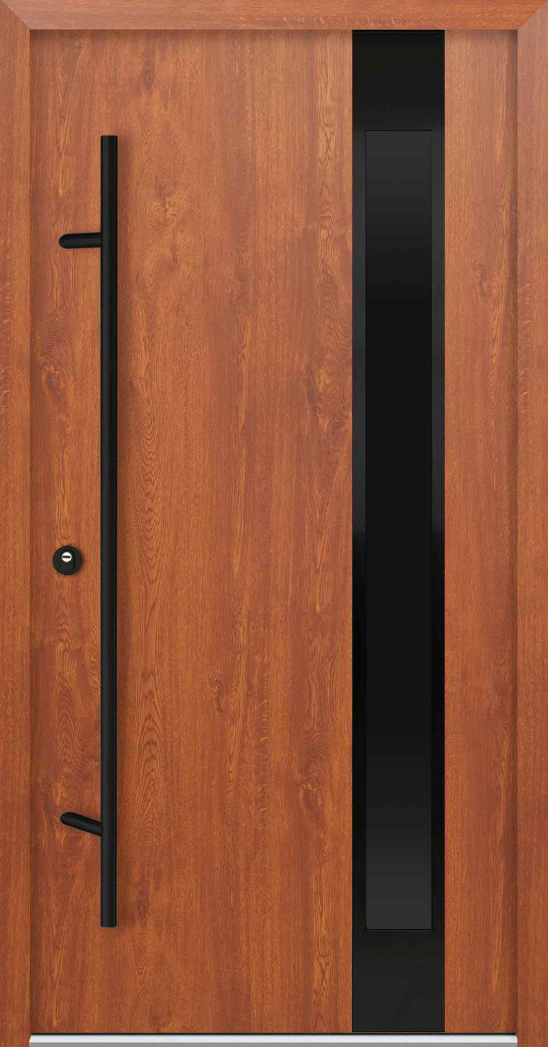 Turenwerke DS68 Design 24 Steel Door - Golden Oak - Blackline