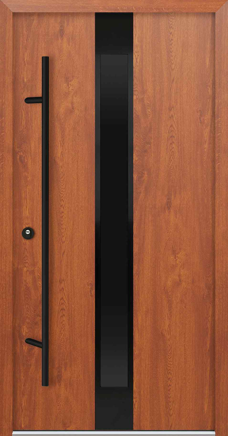 Turenwerke DS68 Design 25 Steel Door - Golden Oak - Blackline