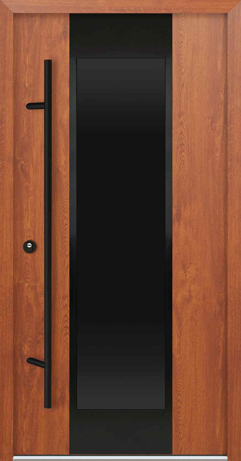 Turenwerke DS68 Design 28 Steel Door - Golden Oak - Blackline