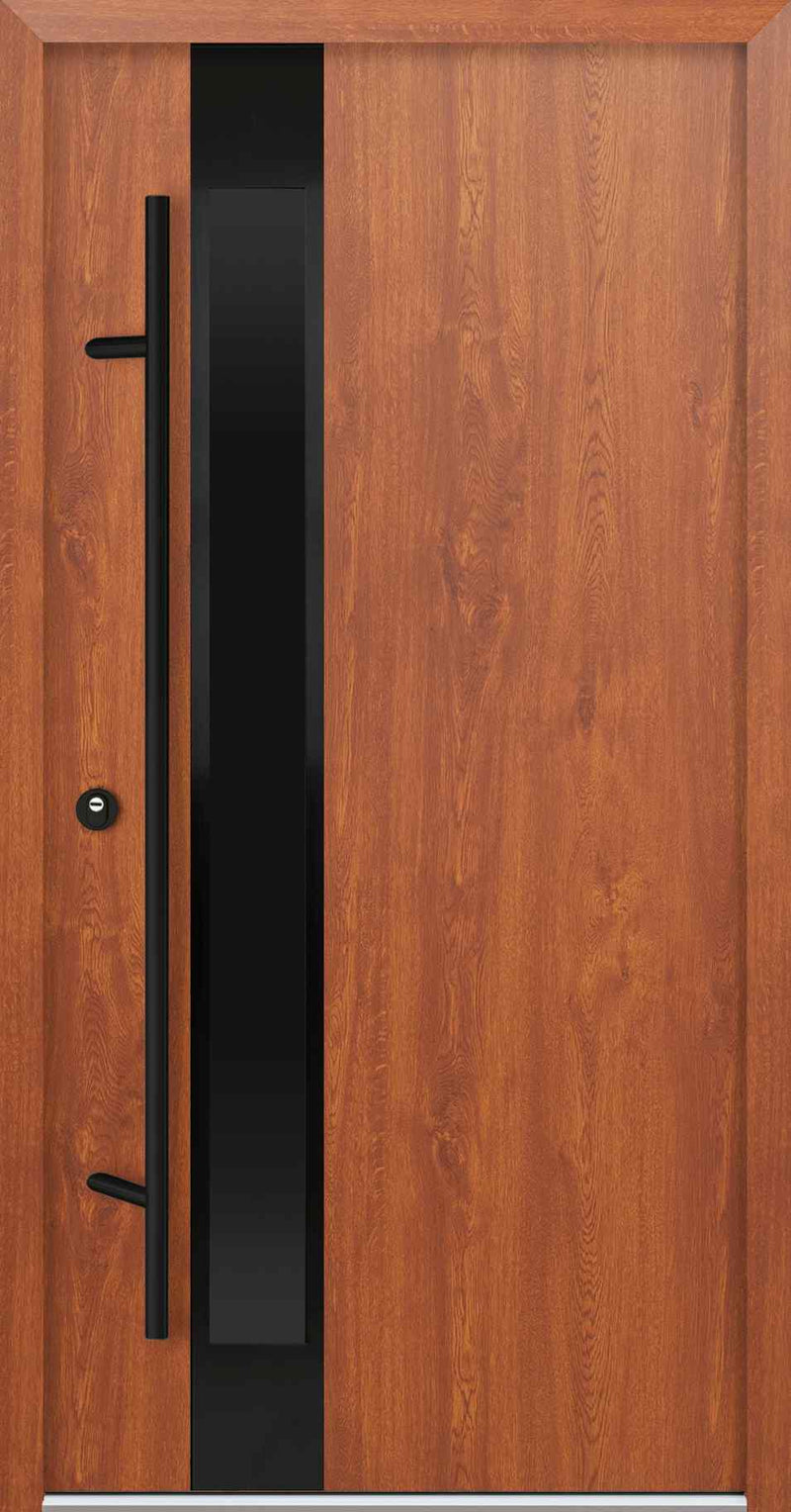 Turenwerke DS68 Design 34 Steel Door - Golden Oak - Blackline