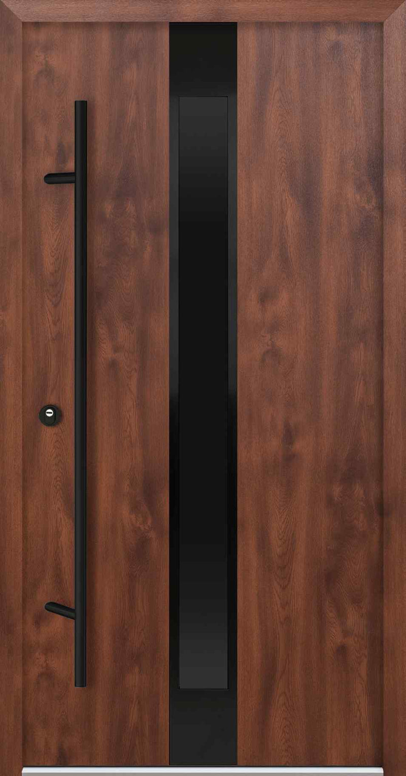 Turenwerke DS68 Design 25 Steel Door - Walnut - Blackline