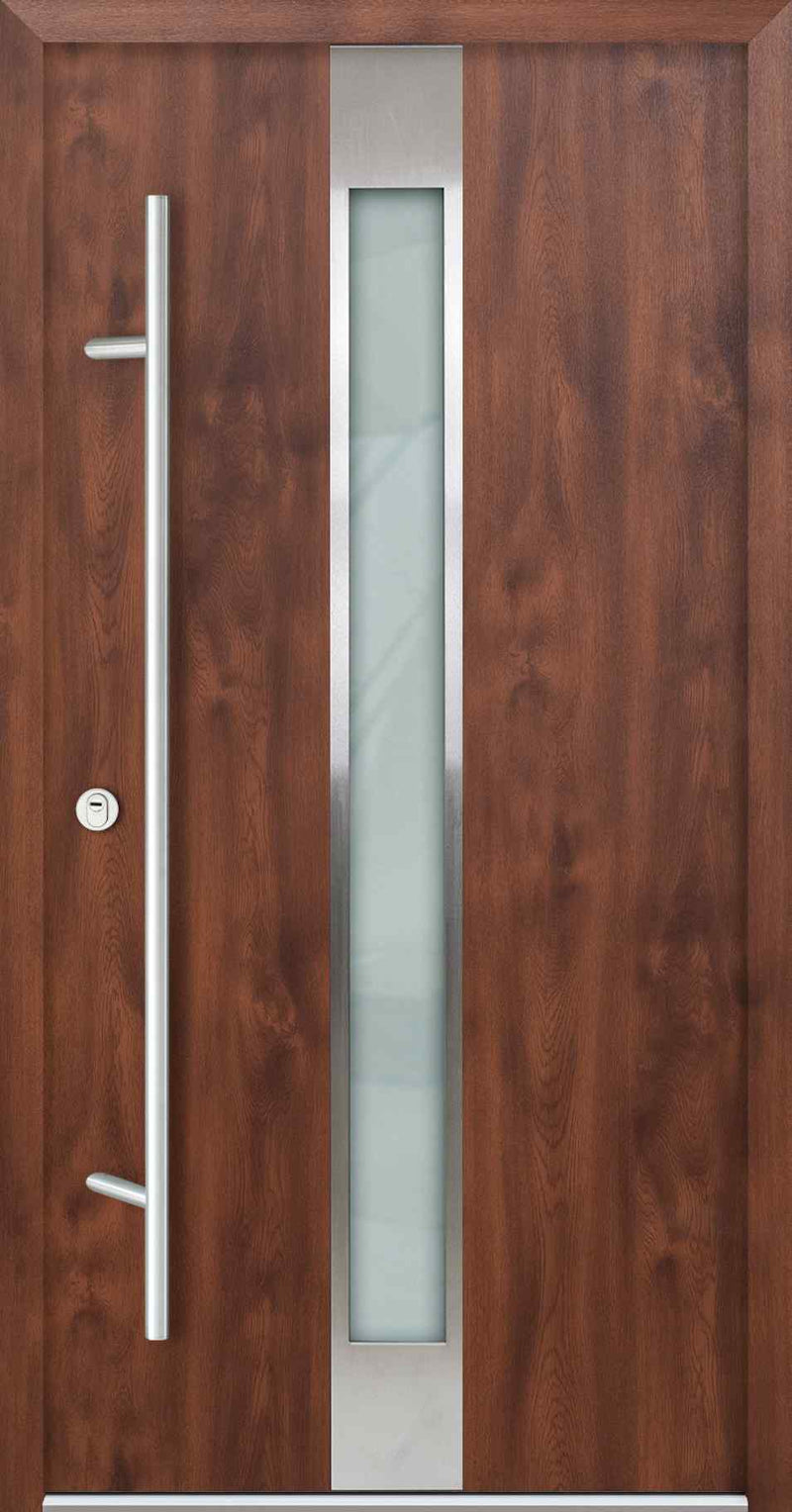 Turenwerke DS68 Design 05 Steel Door - Walnut