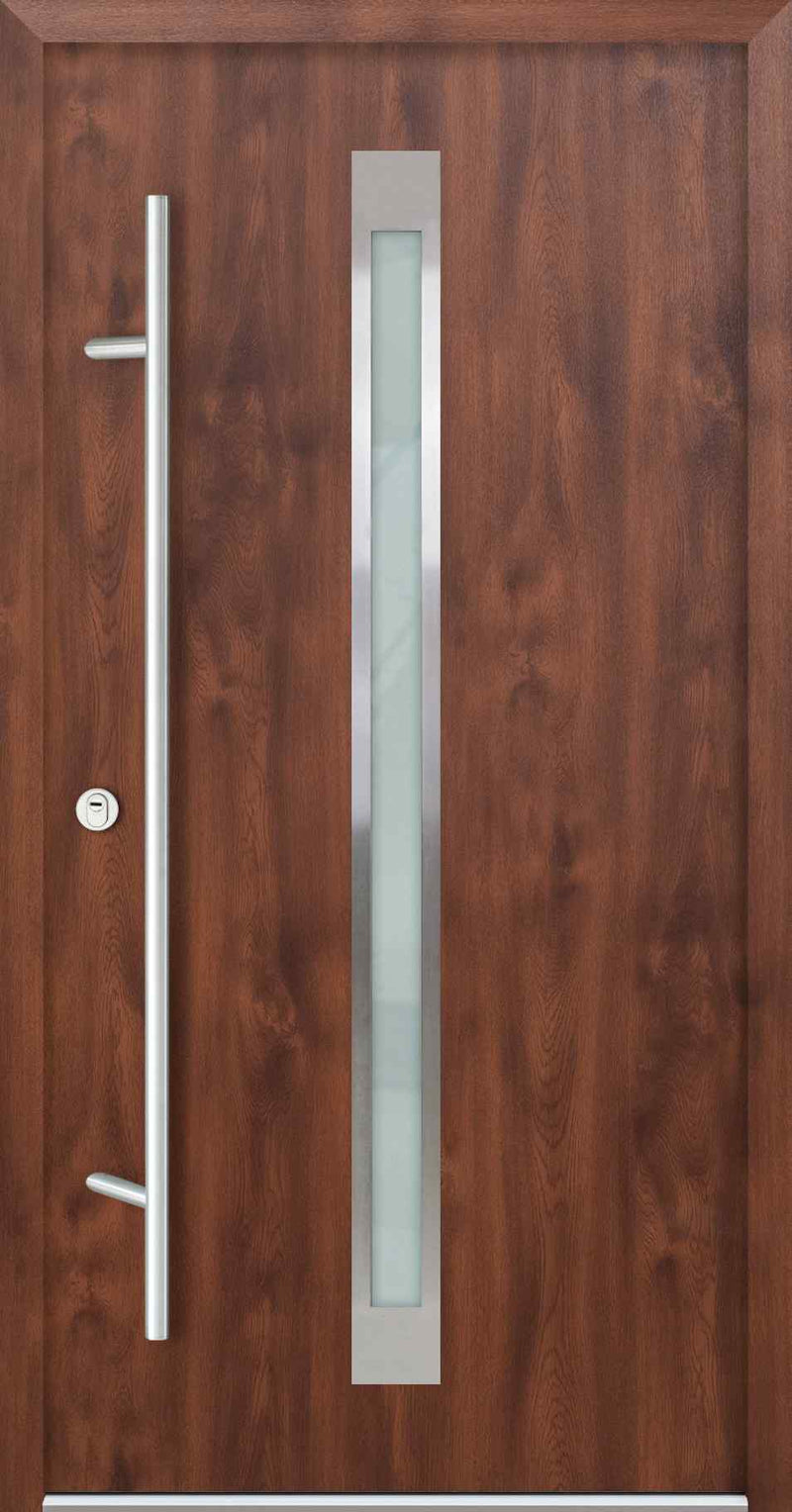 Turenwerke DS68 Design 10 Steel Door - Walnut