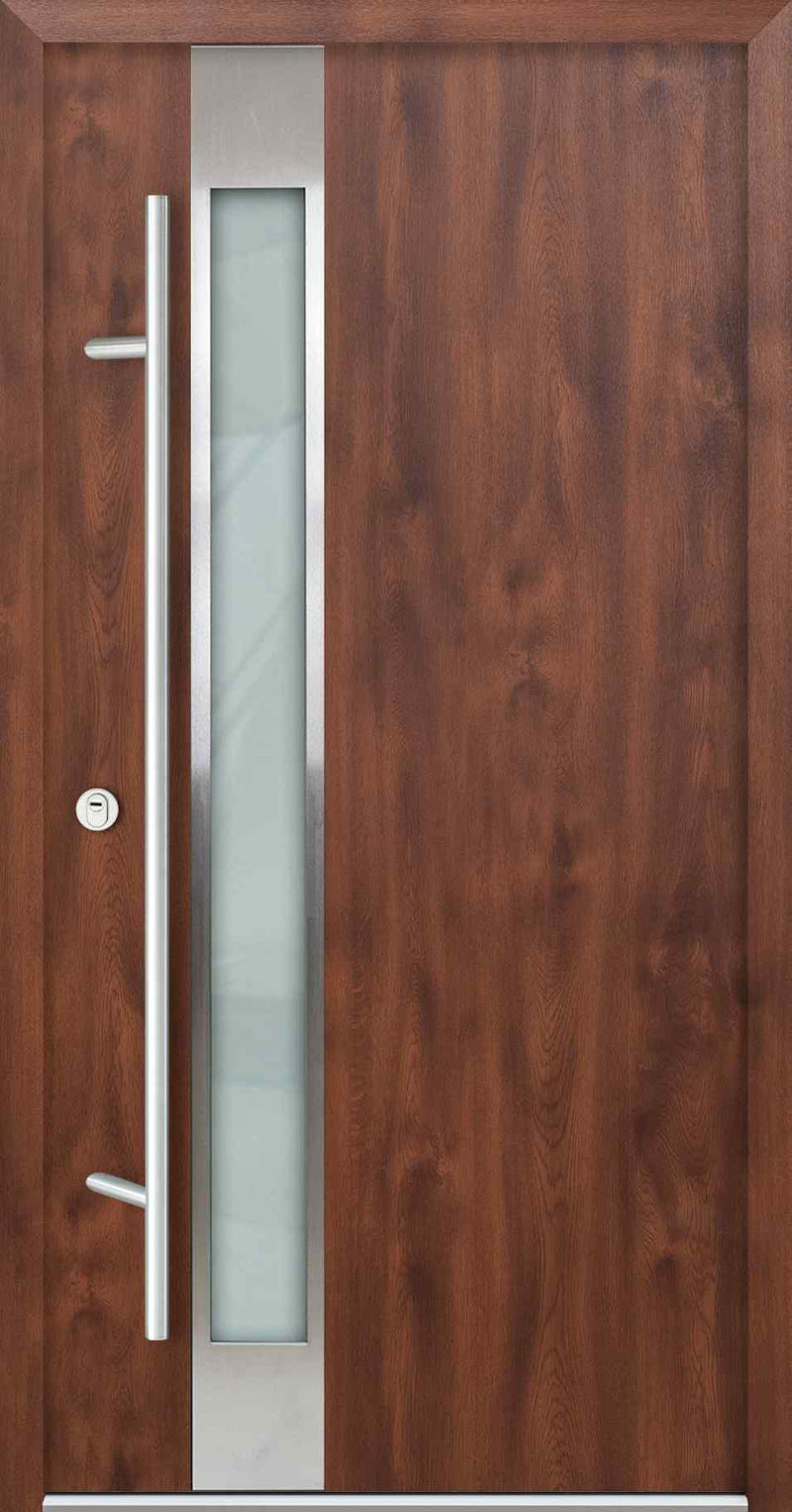 Turenwerke DS68 Design 14 Steel Door - Walnut