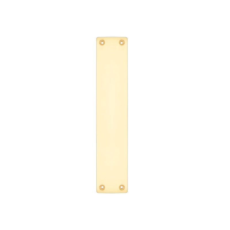 Zoo Finger Plate for FB112A - 300 x 60mm-Polished Brass