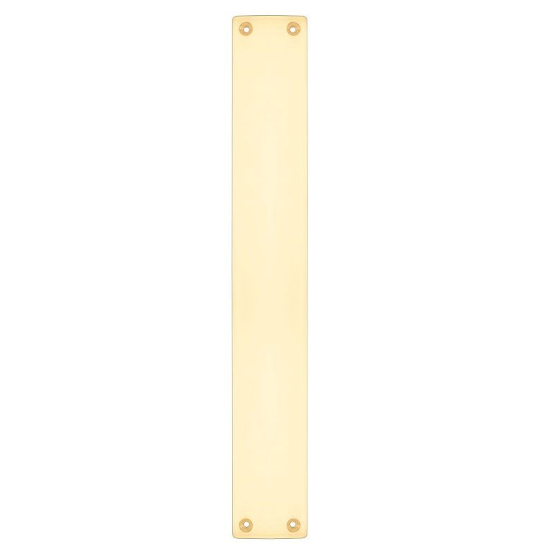 Zoo Finger Plate for FB112B - 425 x 60mm-Polished Brass