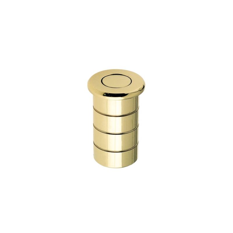 Zoo Dust Socket for Flush Bolts - Concrete 20mm dia. x 25mm-Polished Brass