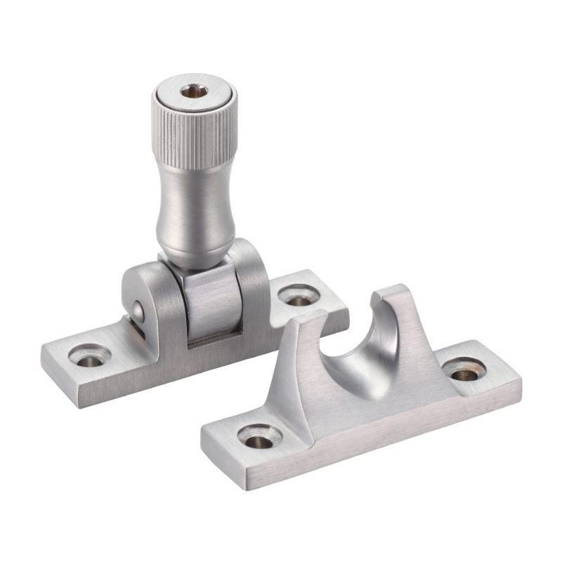 Zoo Brighton Pattern Sash Fastener - Locking Version c/w key-Satin Chrome