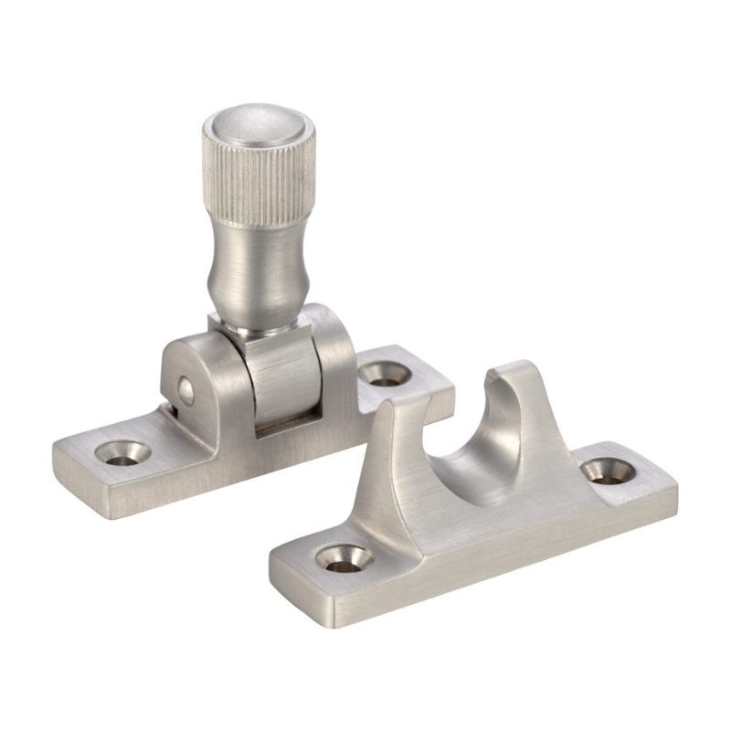 Zoo Brighton Pattern Sash Fastener-Satin Chrome