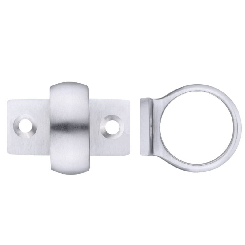 Zoo Window Sash Ring-Satin Chrome