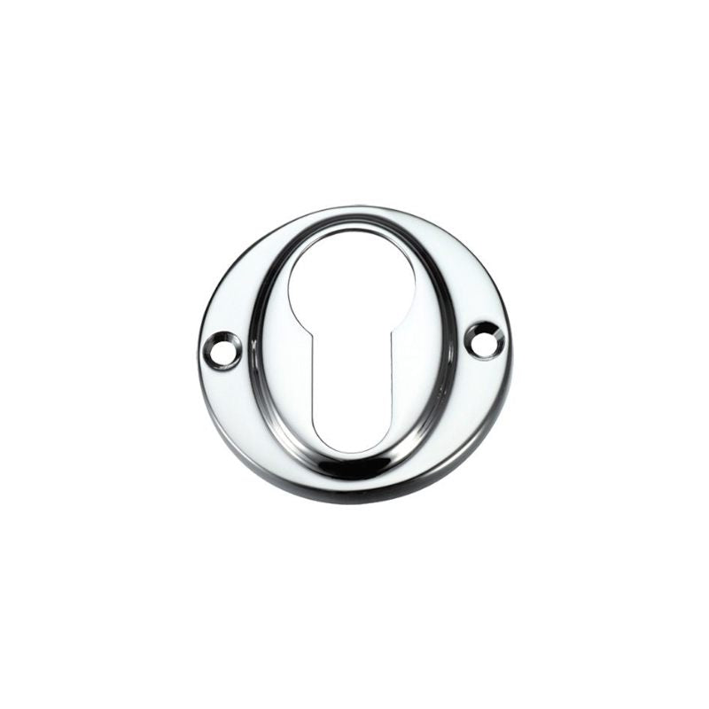 Zoo Euro Profile Escutcheon-Polished Chrome