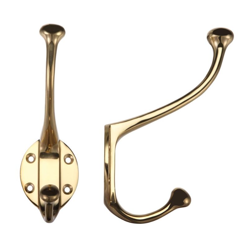 Zoo Hat and Coat Hook-Polished Brass