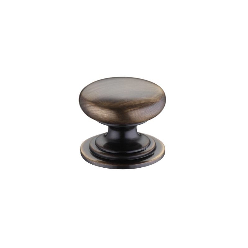 Zoo Victorian Cupboard Knob 25mm dia.-Florentine Bronze