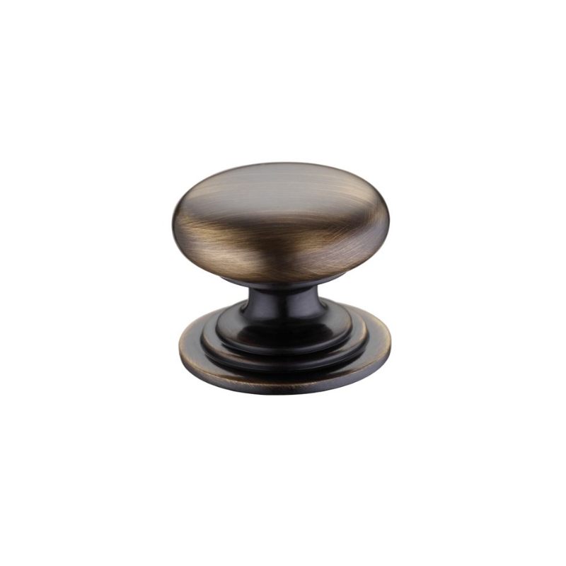 Zoo Victorian Cupboard Knob 32mm dia.-Florentine Bronze