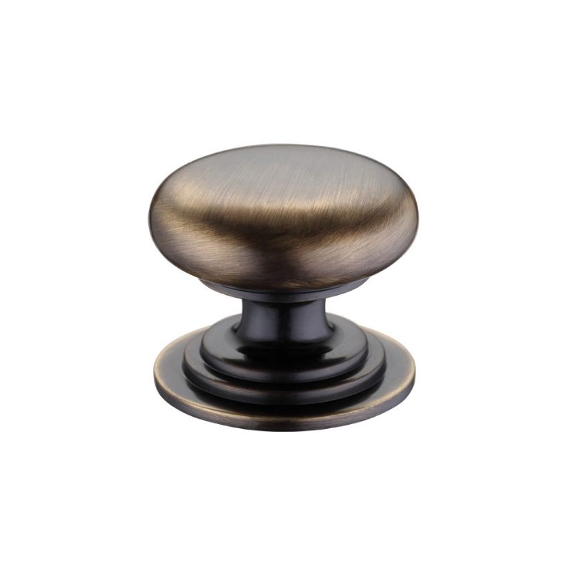 Zoo Victorian Cupboard Knob 45mm dia.-Florentine Bronze