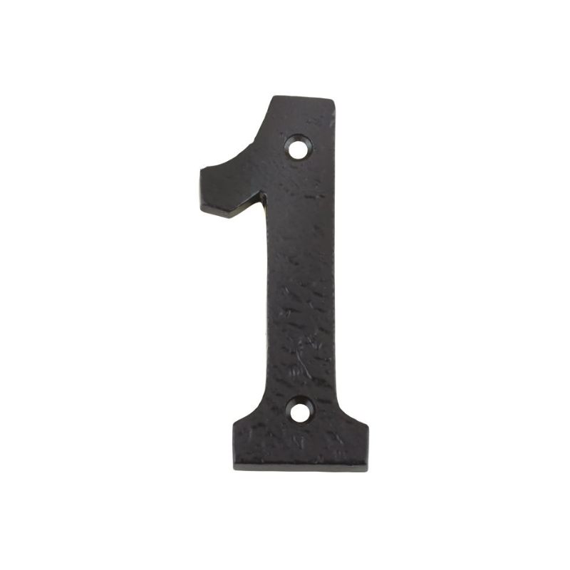 Zoo Numeral - No. 1 - 4"-Black Antique