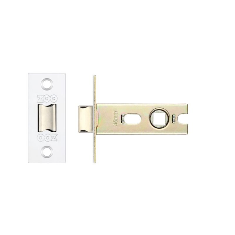 Zoo Project Tubular Latch 64mm - Bolt Through-Polished Stainless