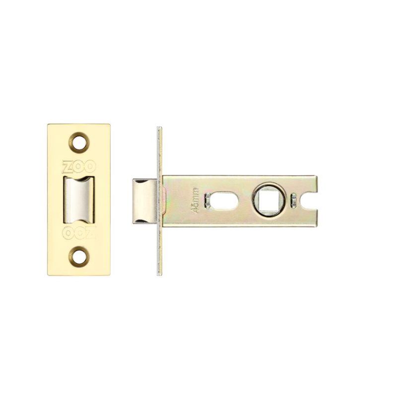 Zoo Project Tubular Latch 64mm - Bolt Through-PVD