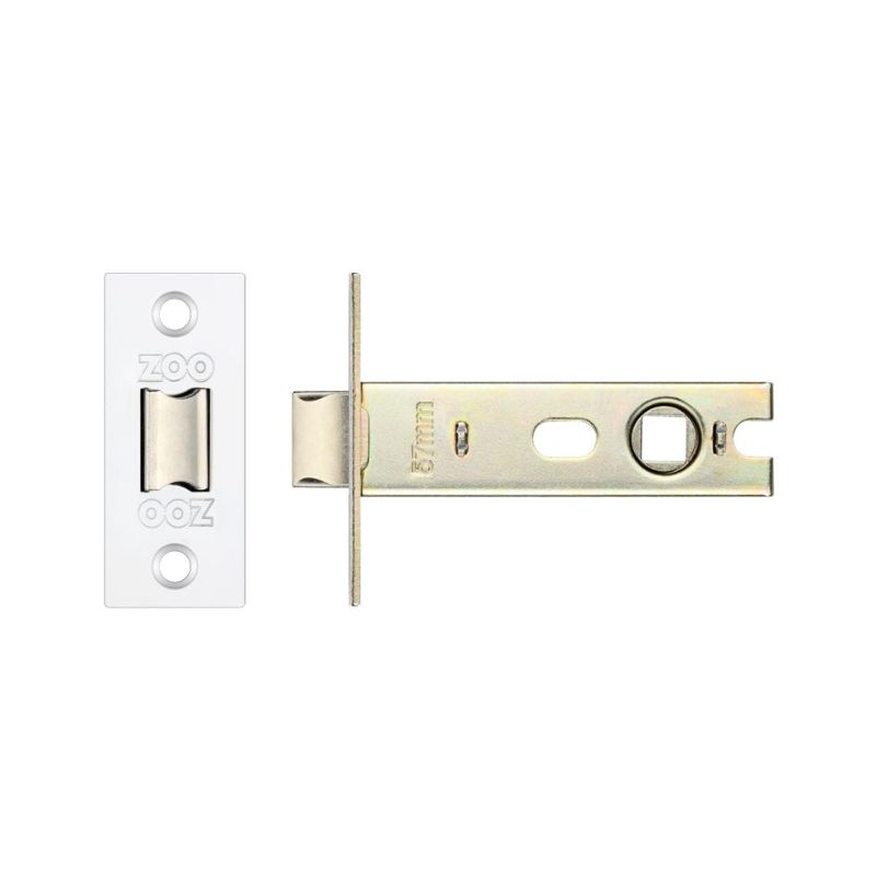 Zoo Project Tubular Latch 76mm - Bolt Through-Polished Stainless