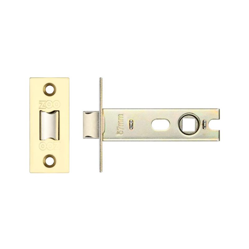 Zoo Project Tubular Latch 76mm - Bolt Through-PVD