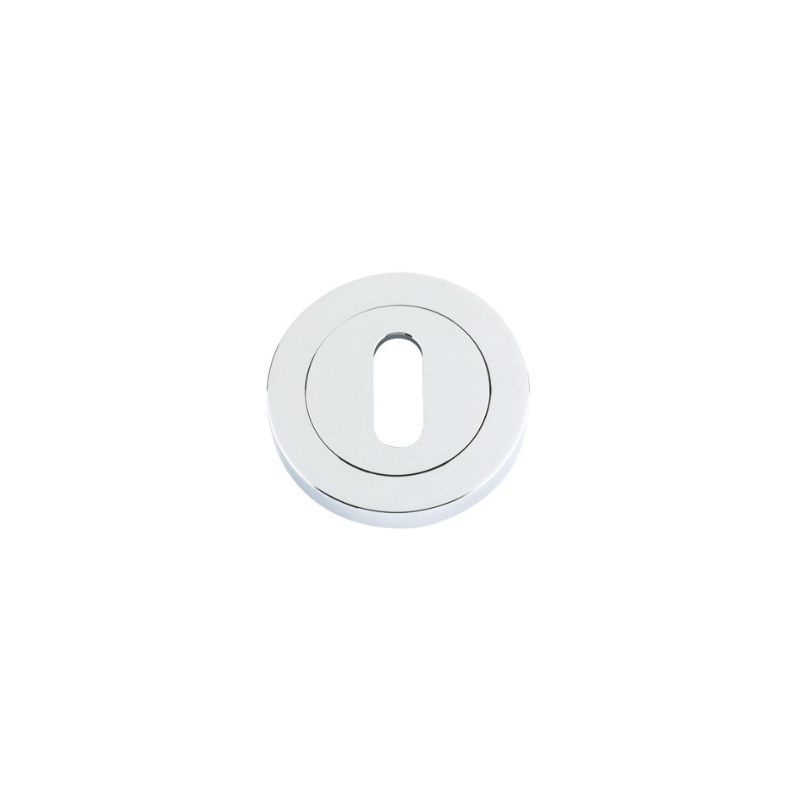 Zoo Standard Profile Escutcheon 50mm dia-Polished Chrome