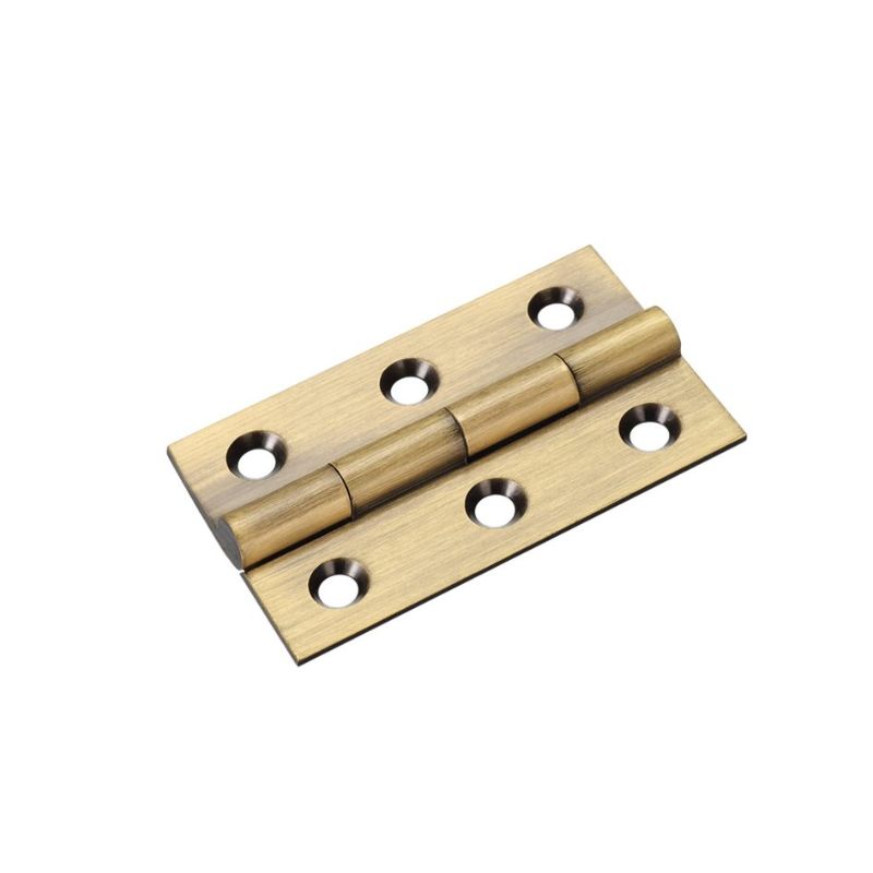 Zoo Solid Drawn Brass Butt Hinge - 50 x 28 x 1.5mm-Florentine Bronze