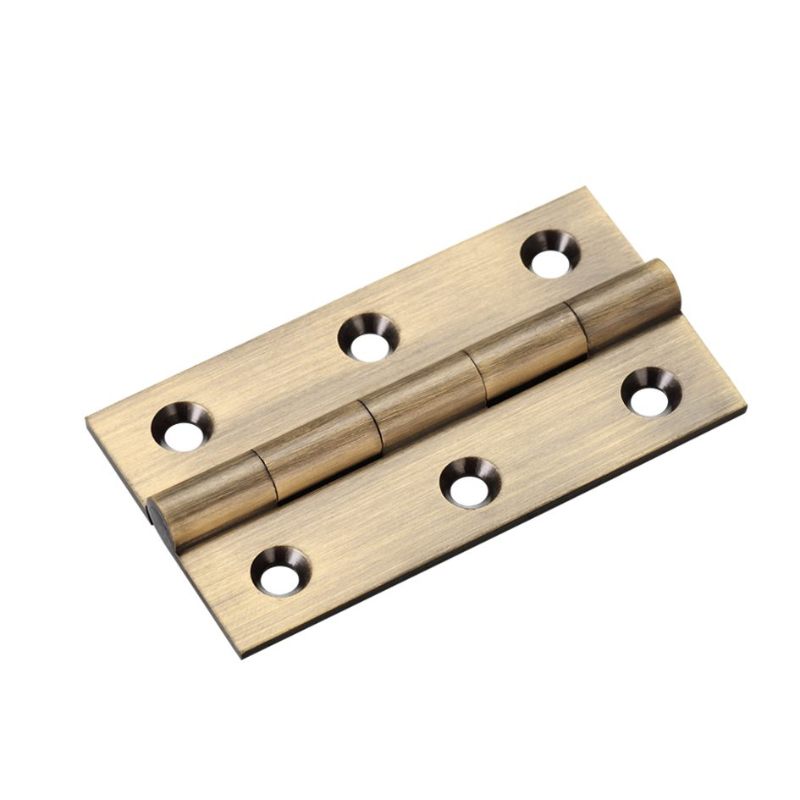 Zoo Solid Drawn Brass Butt Hinge - 64 x 35 x 2mm-Florentine Bronze