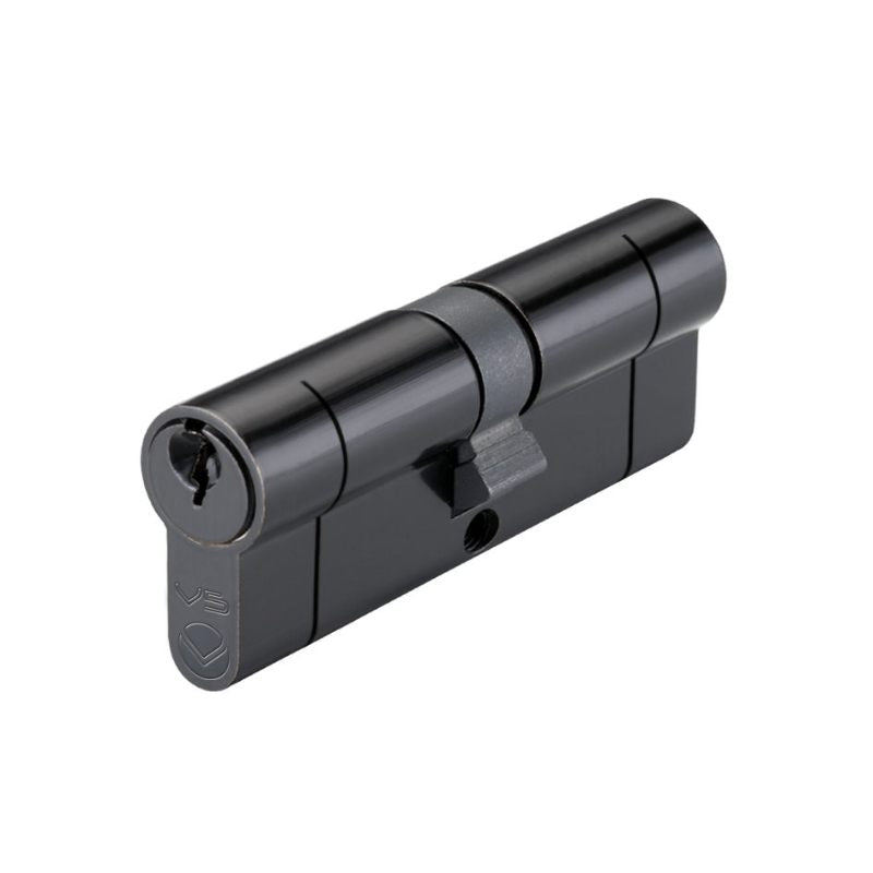 Zoo 80mm Euro Double Keyed to Differ -Black