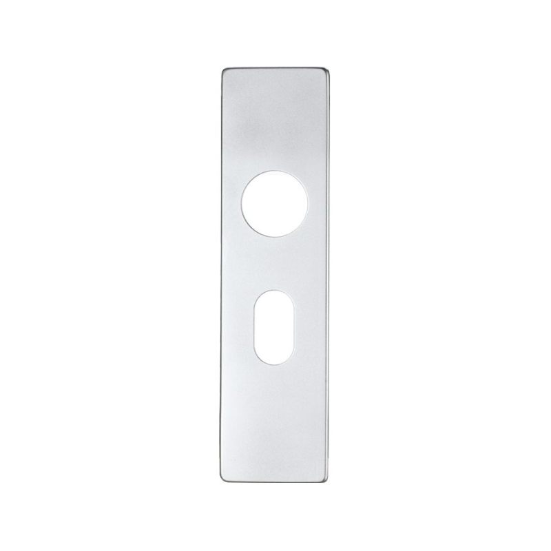 Zoo Spare Push on Oval Backplate for Aluminium-Satin Aluminium