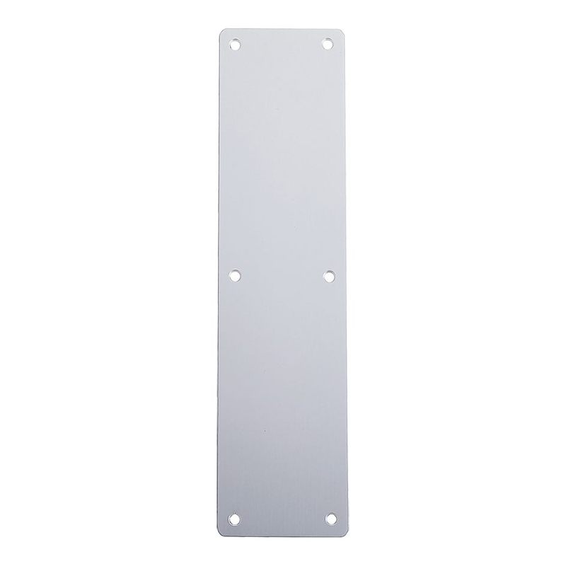 Zoo Finger Plate - 300 x 75mm-Satin Aluminium