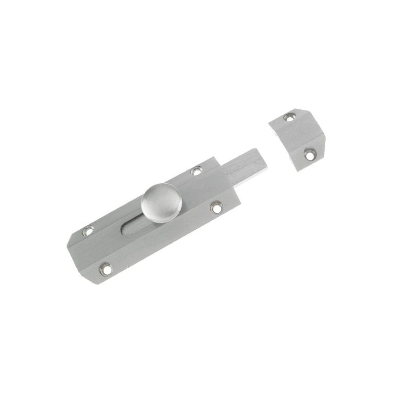 Zoo Surface Bolt 102mm-Satin Chrome