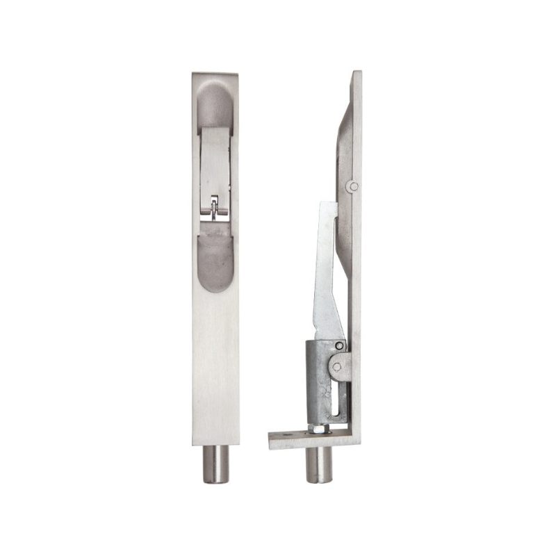 Zoo Lever Action Flush Bolt 20 x 150mm-Satin Stainless