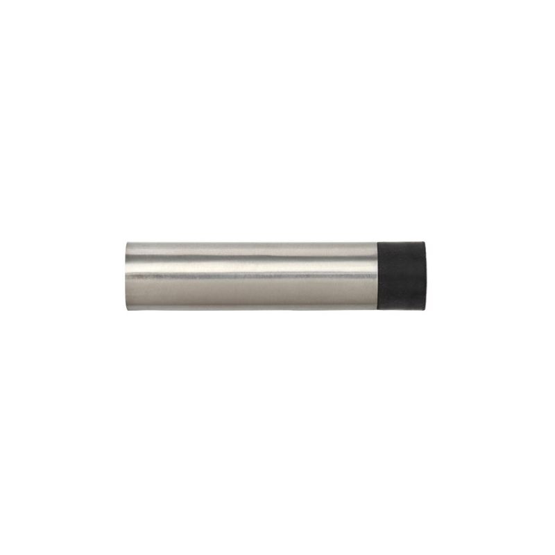 Zoo Door Stop - Hollow Cylinder - 74mm Projection Without Rose-Satin Stainless